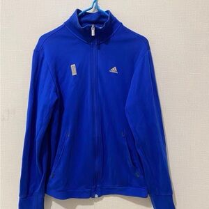 adidas Bright Blue Zip-Up Training Jacket